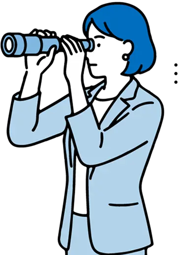 淡々と観測する人