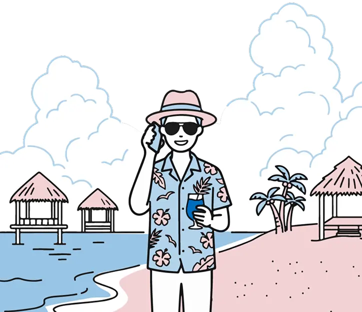 南の島からの仮病